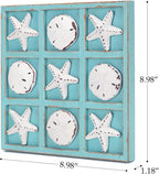 NIKKY HOME Beach Tic Tac Toe for Fun Starfish Sand Dollar Coastal House Coffee - Image 6