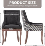 Modern Dining Chairs Set of 6, High Back Dining Chairs Side Chairs - Image 3