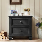 SAVOR LIFE Farmhouse Nightstand - Image 5