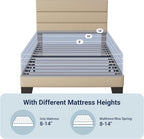 Allewie Twin Size Platform Bed Frame - Image 7