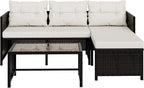Vongrasig 3 Piece Patio Furniture Sets, All-Weather PE Wicker Outdoor Sofa - Image 8