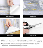 LaCheery 157"x24" Marble Countertop Peel and Stick Wallpaper - Image 7