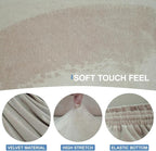CUCRAF Cushion Sofa Cover 4 Piece Slipcovers, Soft Thick Velvet Couch Cover - Image 3