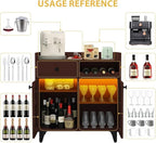 COCO DESIGN Small Wine Cabinet - Image 5
