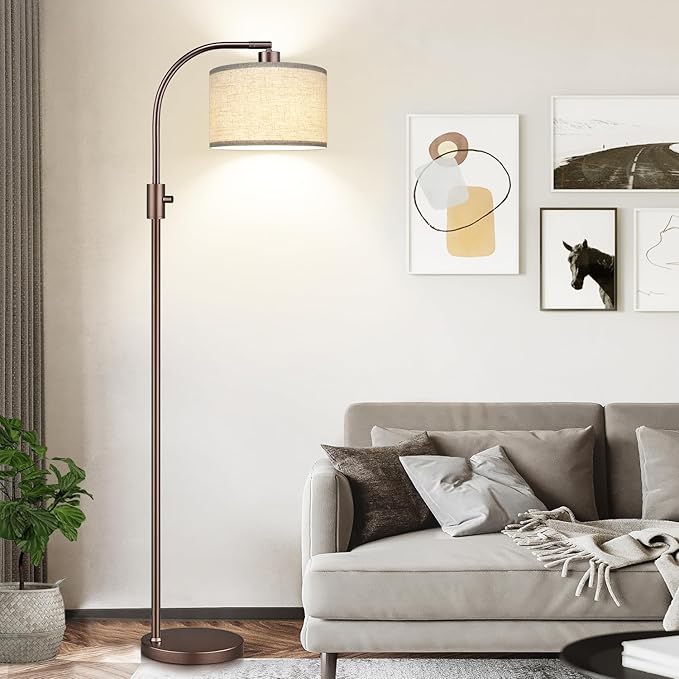 Nintiue Upgraded Modern Arc Dimmable Tall Standing Floor Lamp - Image 6