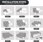 Timeles Recliner Covers for 3 Seater Reclining Couch Covers Sofa Slipcover - Image 6