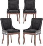 Modern Dining Chairs Set of 4, High Back Dining Chairs Side Chairs by MZDOO