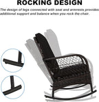 LEVELEVE Patio Furniture Set Outdoor Rattan Chair Wicker Sofa Garden - Image 5