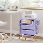 SYKIARIOL Kids Nightstand, Girls Bedside Table, Night Side Table, Kids Night - Image 5