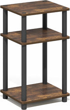 Furinno Turn-N-Tube Side Table, 3-Tier End Table - Image 7