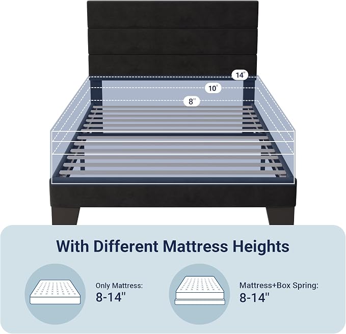 Allewie Twin Size Platform Bed Frame - Image 7