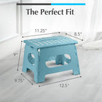 Handy Laundry Folding Step Stool 9 Inch – Sturdy Plastic Foldable Step Stool - Image 5