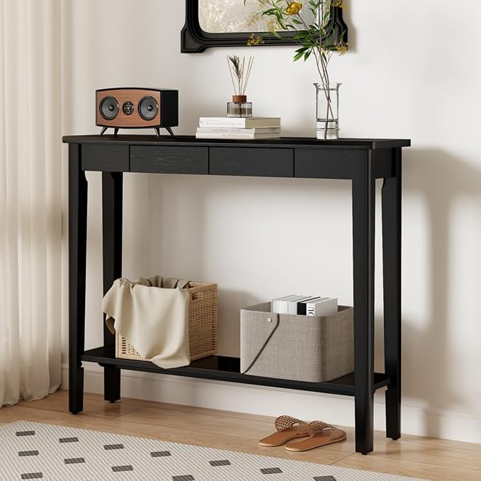 AQIMUELE Wood Console Table by AQIMUELE