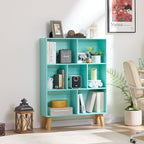 LEYAOYAO 7 Cube Bookshelf 3-Tier Bookcase - Image 10