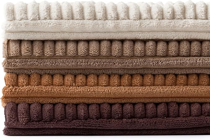 MIULEE Brown Throw Pillow Covers 20x20 Inch Set of 4 Boho Farmhouse Cushion - Image 8
