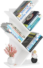 SHEEPAM 5 Tier Tree Book Shelf, Small Desktop Bookshelf - Image 8