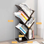 Godferyxin Book Tree Bookshelf, 5-Tier Wood Bookshelf Tree Bookcase - Image 2