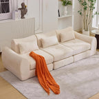 102" Modular Sectional Boneless Couch by Opiesit