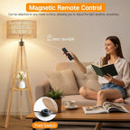 OUTON Boho Rattan Tripod Floor Lamp - Image 3