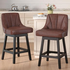 YaFiti Swivel Bar Stool 1 Pcs, 26 Inch Counter Height Bar Stools - Image 2