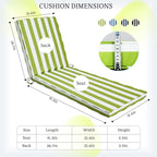 Chaise Lounge Cushions Outdoor - Image 4
