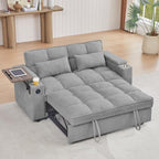 Auvsoce 65'' Convertible Sleeper Sofa Bed - Image 3