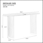 59.06" Narrow Console Table for Living Room - Image 2