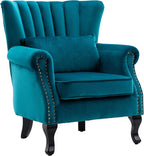 Velvet Accent Chairs Set of 2 - Image 4