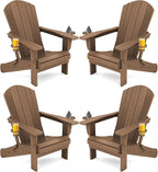 SERWALL Adirondack Chair with Cup Holders by SERWALL