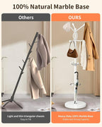 ZOZOE Metal Coat Rack Stand, Modern Coat Rack Freestanding - Image 4