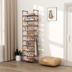 VTRIN 10 Tiers Tall Shoe Rack Holds 20-25 Pairs of Shoes Sturdy Vertical Shoe - Image 7