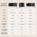 Black Metal Storage Cabinet - Image 3