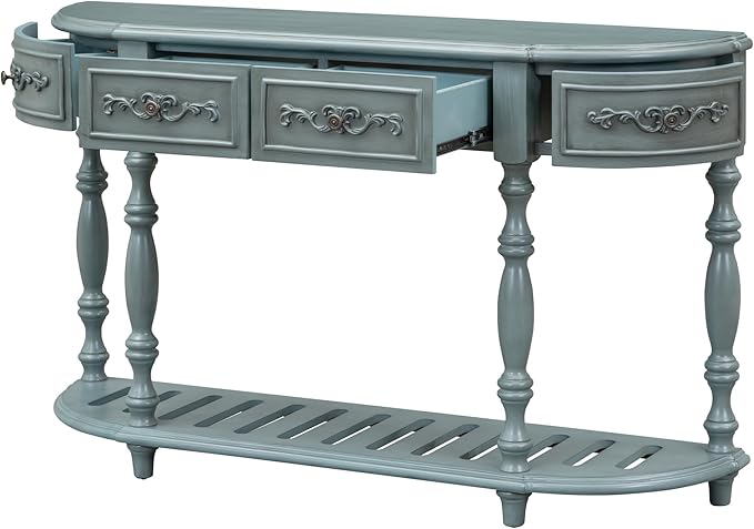 LUMISOL Half Moon Console Table - Image 4