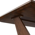 Furniture of America Nazaen III 82.5" Mid-Century Modern Solid Wood Live Edge - Image 8
