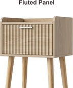 LAATOOREE Nightstand Set of 2, Small Bed Side Table - Image 5