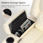 Yolsali 3-Seater Recliner Sofa, Manual Reclining Couch - Image 5
