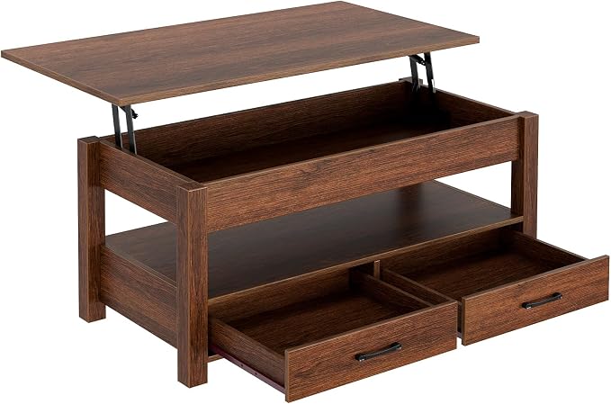 Rolanstar Coffee Table, Lift Top Coffee Table - Image 8