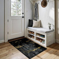 RELEANY Washable Area Rugs 2'x4' Non-Slip Modern Abstract Soft by RELEANY