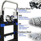 Black Convertible Hand Truck Dolly Cart - Image 3