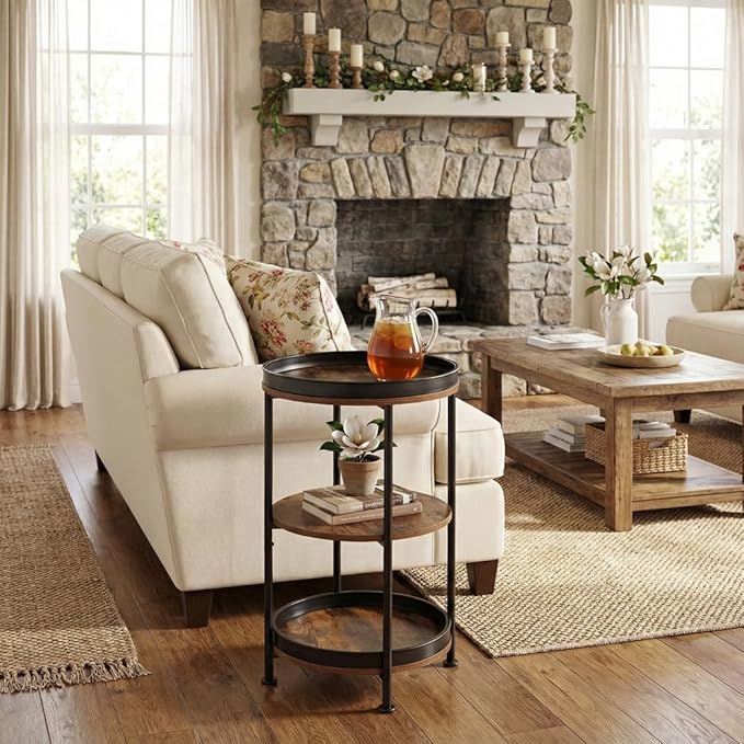 Dulcii Side Table, Round End Table - Image 2