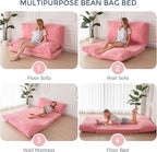 MAXYOYO Folding Sofa Bed, Extra Thick and Long Floor Sofa Convertible Sleeper - Image 3