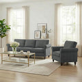 2 Piece Living Room Sofa Sets, Modern 3 Seater Sofa and Armchair Sets, Linen by RedefiningHomeComfort