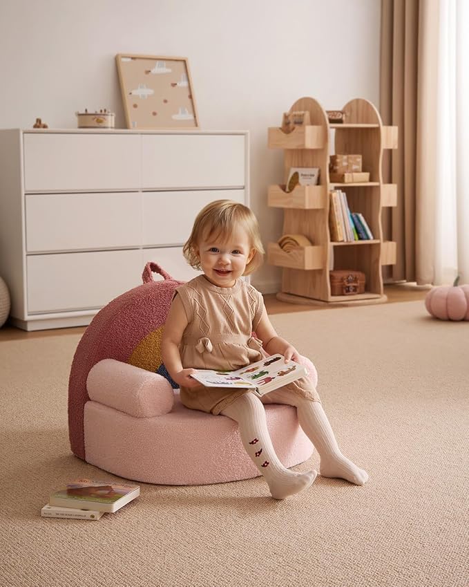 Blissful Diary Toddler Chair, Snuggly Soft Kids Sofa Chair, Supportive Toddler - Image 2