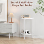Vagusicc Side Table, Small Round End Table, Circle Table Small Round Coffee - Image 8