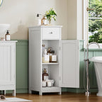 Iwell Bathroom Floor Cabinet, Small Bathroom Storage Cabinet - Image 2