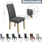 BIETYONE Stretch Dining Chair Covers Set of 4, Soft Removable Washable Kitchen - Image 5