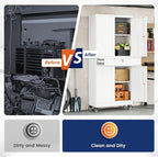 Yizosh Metal Garage Storage Cabinet - Image 7