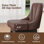 YaFiti Swivel Bar Stool 1 Pcs, 26 Inch Counter Height Bar Stools - Image 5