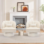 Garvee Ultra-Plush Swivel Accent Chair, 360° Barrel Lounge Chair - Image 6
