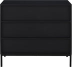 Coaster Home Furnishings Jess 2-Door Arched Fluted Glass Accent Cabinet Black - Image 8